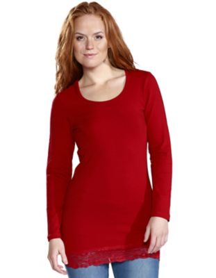 Longshirt 'Joy', rot