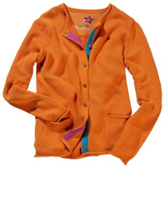 Strickjacke 'Franzi', mandarine