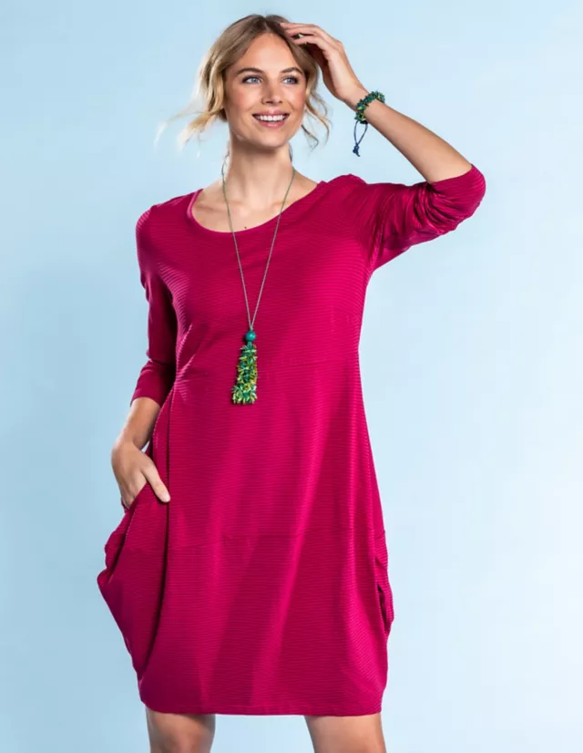 Jersey Kleid Prisca Von Deerberg In Schwertlilie Geringelt 