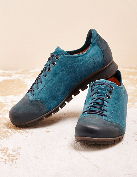 Halbschuhe Betania von Think in blau | Deerberg Halbschuhe Betania von Think in gelb | Deerberg