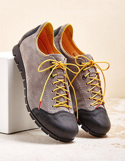 Halbschuhe Betania von Think in grau | Deerberg Halbschuhe Betania von Think in gelb | Deerberg