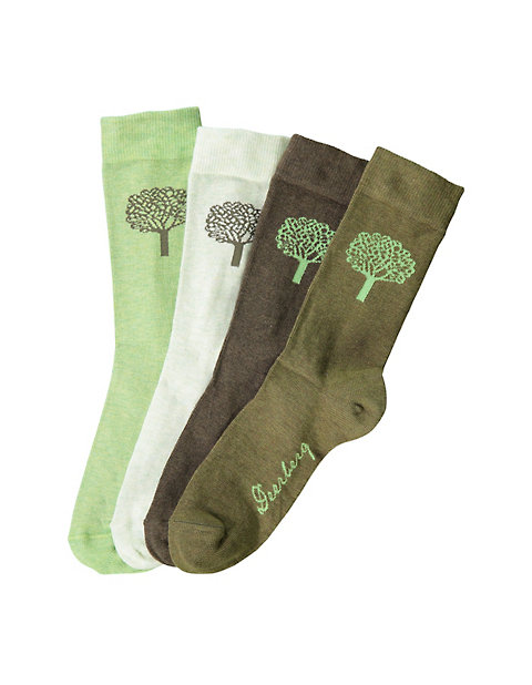 4er Pack Socken Taloma von Deerberg in grün | Deerberg 4er Pack Socken Taloma von Deerberg in grün | Deerberg