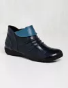 Leder-Stiefeletten gefüttert - 27889