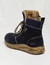 Leder-Stiefeletten gefüttert - 27892