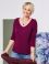Deerberg Ajourjersey-Shirt Aleke
