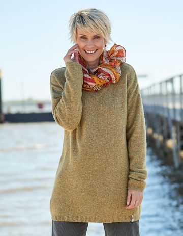 Deerberg Woll-Longpullover Dusine