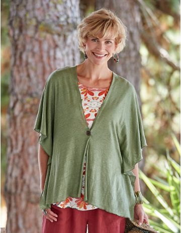 Deerberg Leinenjersey-Jacke Janelle