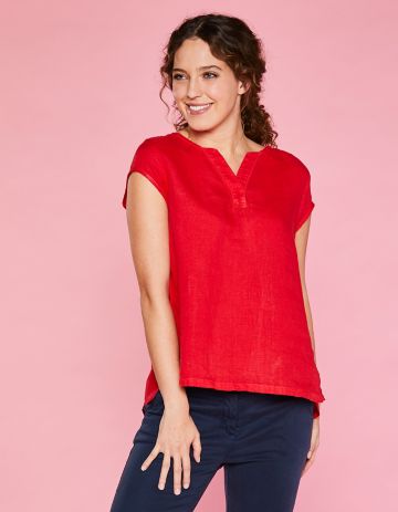 Deerberg Leinen-Bluse Reintje