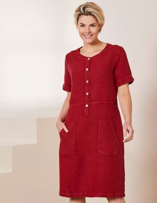 Leinen-Kleid - Raspitin